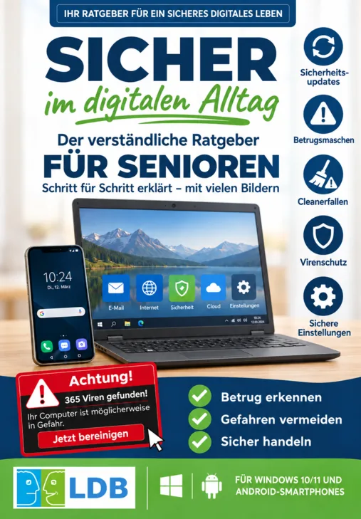 Startseite 1 Coverentwurf: Keine Chance für Betrüger – Das große Sicherheitsbuch für Senioren